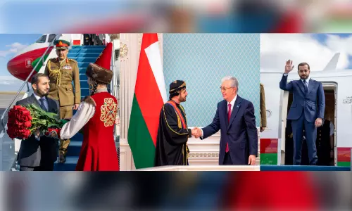 കസാഖിസ്താൻ സന്ദർശനം പൂർത്തിയാക്കി സയ്യിദ് ദിയസീൻ മടങ്ങി;സംയുക്ത നിക്ഷേപ ഫണ്ട് രൂപീകരിക്കുന്നതിനുള്ള പ്രാഥമിക കരാറിൽ ഒമാനും കസാഖിസ്താനും ഒപ്പുവെച്ചു