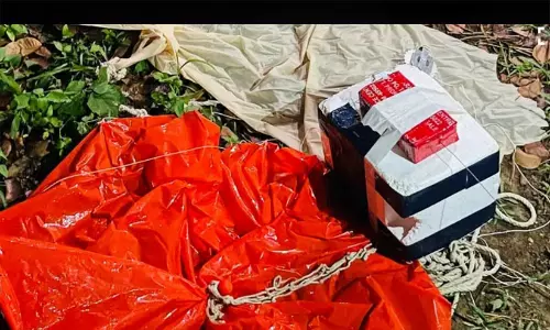 ഐ.എസ്.ആർ.ഒയുടെ അന്തരീക്ഷ പഠന ഉപകരണം ജനവാസ മേഖലയിൽ പതിച്ചു; പരിഭ്രാന്തി