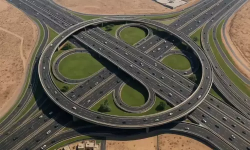 റാക് ശൈഖ് മുഹമ്മദ് ബിന്‍ സായിദ് റൗണ്ട് എബൗട്ടില്‍ ഗതാഗത നിയന്ത്രണം