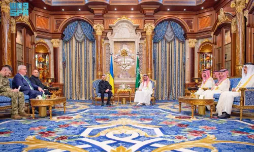 സൗദി കിരീടാവകാശിയും യുക്രെയ്ൻ പ്രസിഡൻറും ജിദ്ദയിൽ കൂടിക്കാഴ്ച നടത്തി