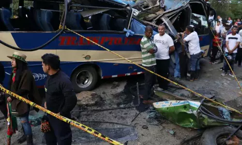 Colombia bus explosion