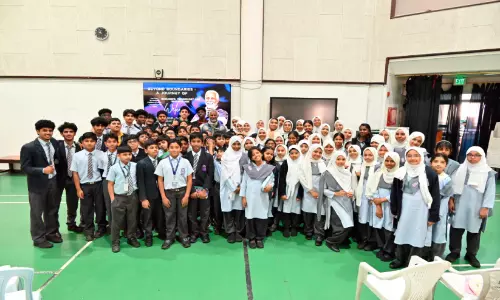 വി​ദ്യാ​ർ​ഥി​ക​ൾ​ക്ക് മോ​ട്ടി​വേ​ഷ​ൻ സെ​ഷ​ൻ നടത്തി