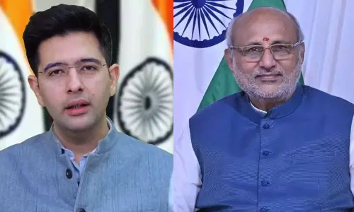 Raghav Chadha, C.P. Radhakrishnan