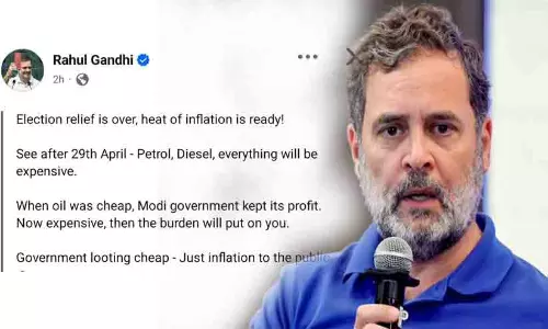 തെരഞ്ഞെടുപ്പ് കഴിഞ്ഞാൽ ഇന്ധനവില കൂടും; സർക്കാരിനെതിരെ രാഹുൽ ഗാന്ധി