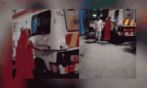 ആംബുലൻസിൽ രക്തമായി; വാഹനാപകടത്തിൽ പരുക്കേറ്റയാളുടെ ഭാര്യയോട് വൃത്തിയാക്കാൻ പറഞ്ഞ് ഡ്രൈവർ