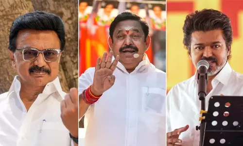 തമിഴകത്ത് സ്റ്റാലിൻ തരംഗം തുടരുമെന്ന് എക്‌സിറ്റ് പോളുകൾ; അണ്ണാ ഡി.എം.കെക്ക് കനത്ത തിരിച്ചടി, വിജയിക്ക് മികച്ച തുടക്കമെന്നും പ്രവചനം