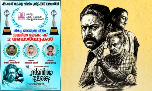 കേരള ഫിലിം ക്രിട്ടിക്സ് അവാർഡ്; സമസ്താലോക രണ്ട് അവാർഡുകൾ കരസ്ഥമാക്കി