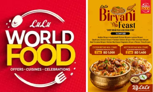 വൈവിധ്യമാർന്ന ബിരിയാണികളുടെ  വലിയ ശേഖരം,  ലുലു ഹൈപ്പർമാർക്കറ്റിൽ   ‘ബിരിയാണി ഫീസ്റ്റ്’  ഇന്നും നാളെയും