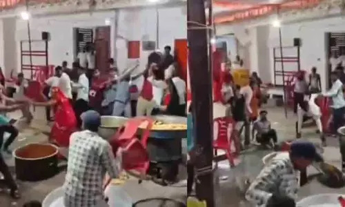 ഉജ്ജയിനിയിൽ വിവാഹച്ചടങ്ങിനിടെയുണ്ടായ അഭിപ്രായ വ്യത്യാസം; ഒടുവിൽ സംഘർഷം, വീഡിയോ വൈറൽ