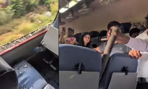 Train attack