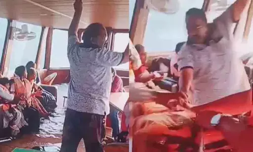 വെള്ളത്തിൽ മുങ്ങുമ്പോൾ ലൈഫ് ജാക്കറ്റ് വിതരണം; ജബൽപൂർ ബോട്ട് അപകടത്തിൽ ഗുരുതര സുരക്ഷാവീഴ്ചയുടെ ദൃശ്യങ്ങൾ പുറത്ത്