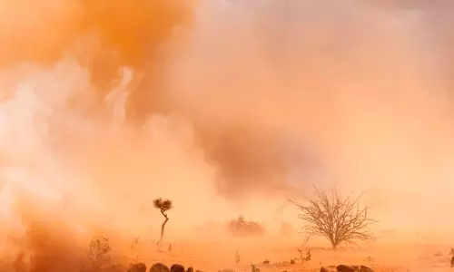 ഒമാനിൽ ശക്തമായ പൊടിക്കാറ്റ് മുന്നറിയിപ്പ്; വിവിധ ഗവർണറേറ്റുകളിൽ ജാഗ്രത