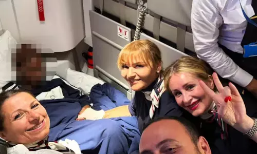 Baby Born Aboard Plane