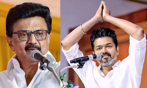 തമിഴ്നാട്ടിൽ ഡി.എം.കെ 11 സീറ്റുകളിൽ മുന്നിൽ; പെരമ്പൂരിൽ വിജയ് ലീഡ്