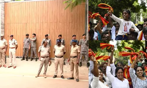 വിജയ്‌യുടെ വസതിക്ക് ചുറ്റും കനത്ത സുരക്ഷ; വോട്ടെണ്ണൽ പൂർത്തിയാകും മുമ്പേ ആഘോഷം തുടങ്ങി ആരാധകർ