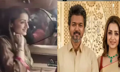 തമിഴകം ‘വെട്രി’ കഴകം; നേരിട്ടെത്തി ആശംസ നേർന്ന് തൃഷ