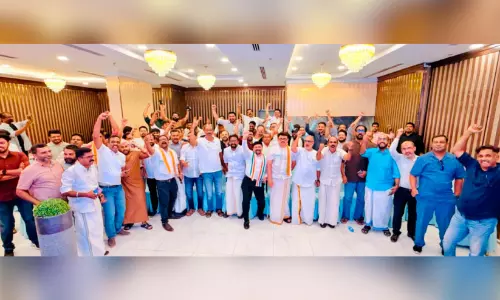 യു.ഡി.എഫ് തരംഗം ആഘോഷമാക്കി പ്രവാസികൾ