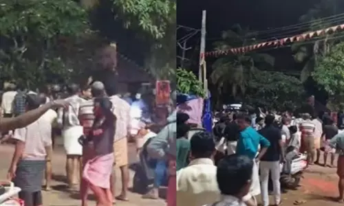 സന്ദീപ് വാര്യരുടെ റോഡ് ഷോയിൽ സംഘർഷം: 180 പേർക്കെതിരെ കേസ് സന്ദീപ് വാര്യരുടെ റോഡ് ഷോയിൽ സംഘർഷം: 180 പേർക്കെതിരെ കേസ്