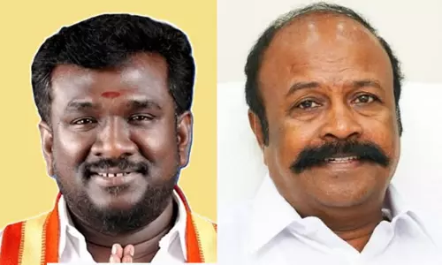 തിരുപ്പത്തൂരിൽ ഡി.എം.കെയെ വീഴ്ത്തിയത് ഒറ്റ വോട്ടിന്; മണിക്കൂറുകൾ നീണ്ട വോട്ടെണ്ണലിന് ശേഷം ടി.വി.കെക്ക് ചരിത്ര വിജയം