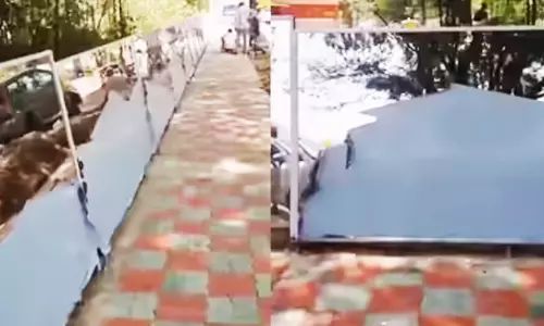 ഇത് വെറുമൊരു കണ്ണാടിയല്ല! പരസ്യ മൂത്രവിസർജനം തടയാൻ വ്യത്യസ്‍തവും വിചിത്രവുമായ പരീക്ഷണം നടപ്പിലാക്കി മൈസൂരു നഗരസഭ -VIDEO