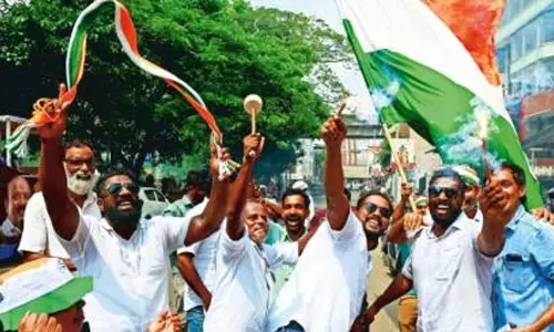 യു.ഡി.എഫ് വിജയാഘോഷവുമായി പ്രവാസി ഇന്ത്യ
