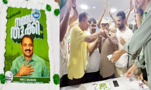 കെ.എം.സി.സി പൊന്നാനി മണ്ഡലം കമ്മിറ്റി വിജയാഘോഷം നടത്തി