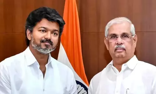 TVK Vijay, Governor Rajendra Arlekar