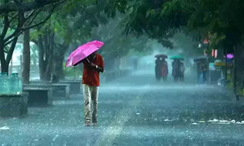 ഇടിമിന്നലോടും കൂടിയ മഴക്കും കാറ്റിനും സാധ്യതയെന്ന് കാലാവസ്ഥ നിരീക്ഷണ കേന്ദ്രം