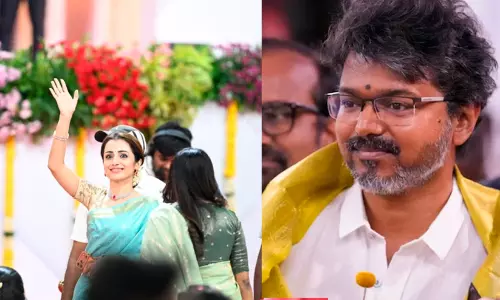 വിജയിയുടെ സത്യപ്രതിജ്ഞ ചടങ്ങിൽ പങ്കെടുക്കാൻ തൃഷയും