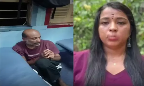 ഉറങ്ങാതെ കാവലിരുന്നു, ദൃശ്യങ്ങൾ പകർത്തി; പാലരുവി എക്സ്പ്രസിൽ കുരുന്നിന് രക്ഷകയായി യുവതി
