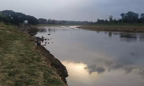 വേനൽ മഴ കരുത്തായി; കബനിയിൽ നീരൊഴുക്ക് തുടങ്ങി