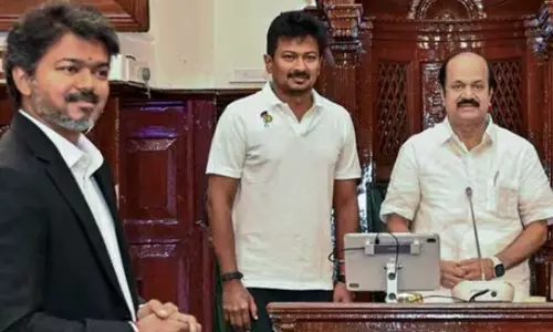 ഞാനും മുഖ്യമന്ത്രി വിജയും സ്പീക്കർ പ്രഭാകറും ഒരേ കോളേജിലാണ് പഠിച്ചത്; പ്രതിപക്ഷ നേതാവിന്റെ കന്നി പ്രസംഗത്തിൽ ഉദയനിധി