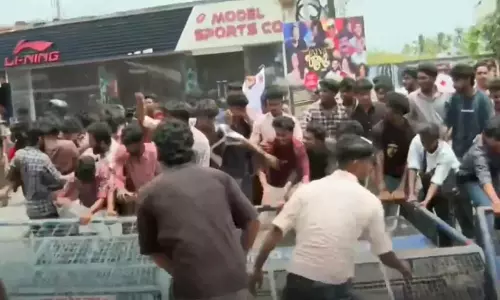 നീറ്റ് ചോദ്യപേപ്പർ ചോർച്ച: പ്രതിഷേധിച്ച് എസ്.എഫ്.ഐ; വ്യാപക സംഘർഷം