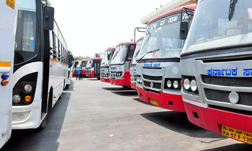 കർണാടക ട്രാൻസ്പോർട്ട് ജീവനക്കാരുടെ ശമ്പളത്തിൽ 12.5 ശതമാനം വർധനവ് കർണാടക ട്രാൻസ്പോർട്ട് ജീവനക്കാരുടെ ശമ്പളത്തിൽ 12.5 ശതമാനം വർധനവ്
