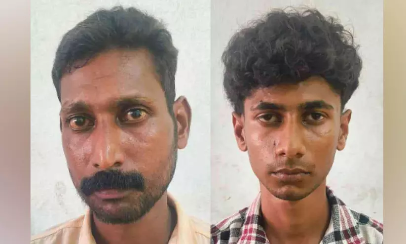സൂപ്പര് മാര്ക്കറ്റ് ഉടമക്ക് മർദനം; രണ്ടുപേർ പിടിയിൽ സൂപ്പര് മാര്ക്കറ്റ് ഉടമക്ക് മർദനം; രണ്ടുപേർ പിടിയിൽ