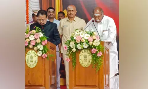 പുതുച്ചേരിയിൽ രംഗസ്വാമി അധികാരമേറ്റു