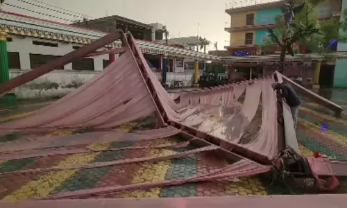 heavy rain in UP districts