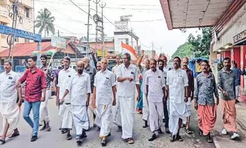 വി.​ഡി സ​തീ​ശ​ന്റെ മു​ഖ്യ​മ​ന്ത്രി പ​ദ​വി; കോ​ട്ട​യം ജി​ല്ല​യി​ൽ ആ​ഹ്ലാ​ദ പ്ര​ക​ട​ന​ങ്ങ​ൾ