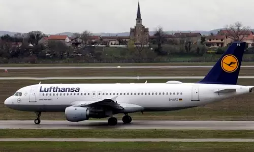 Lufthansa flight