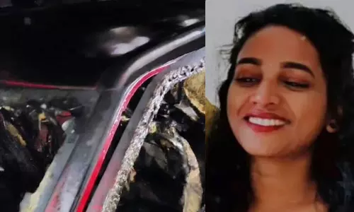 പേരാമ്പ്രയിൽ ഓടിക്കൊണ്ടിരുന്ന കാറിന് തീപിടിച്ച് ഗർഭിണിക്ക് ദാരുണാന്ത്യം