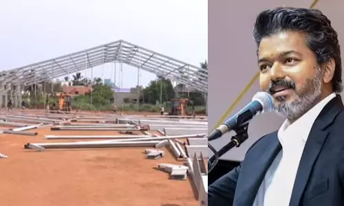 സത്യപ്രതിജ്ഞ ഒരുക്കം പുരോഗമിക്കുന്നു; തമിഴ്നാട് മുഖ്യമന്ത്രി ജോസഫ് വിജയ് എത്തിയേക്കും, നഗരത്തിൽ ഗതാഗത ക്രമീകരണം
