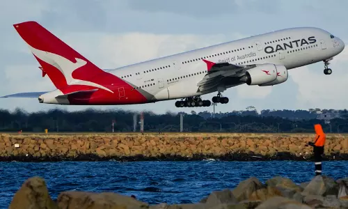 Qantas flight
