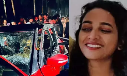 ഷോർട്ട് സർക്യൂട്ടോ ഇന്ധന ടാങ്ക് തകരാറോ ഇല്ല; കാറിന് തീപിടിച്ച് ഗർഭിണി മരിച്ചതിൽ ദുരൂഹത,  ഭർത്താവിനെതിരെ കുടുംബം