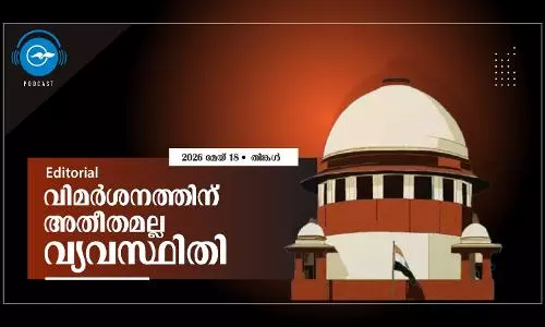 വിമർശനത്തിന് അതീതമല്ല വ്യവസ്ഥിതി
