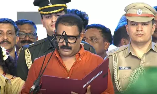 ആർത്തുവിളിച്ച് പ്രവർത്തകർ, നിറഞ്ഞ കൈയ്യടിയിൽ  കെ.എം. ഷാജി