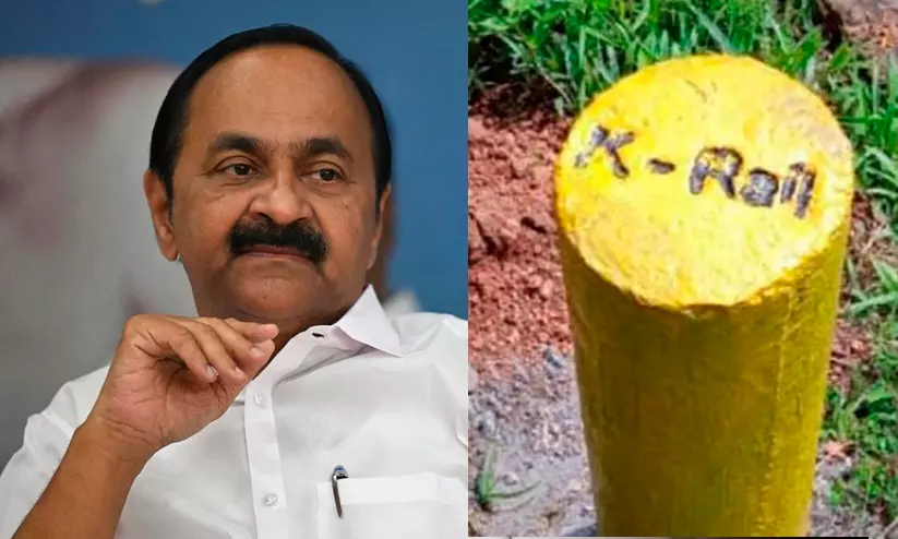 കെ-റെയിൽ റദ്ദാക്കി; മഞ്ഞക്കുറ്റികൾ മാറ്റാനും തീരുമാനം കെ-റെയിൽ റദ്ദാക്കി; മഞ്ഞക്കുറ്റികൾ മാറ്റാനും തീരുമാനം