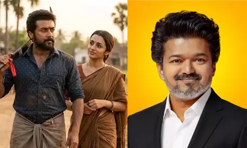 ബോക്സ് ഓഫീസിൽ കുതിച്ച് സൂര്യ-തൃഷ ചിത്രം കറുപ്പ്; 150 കോടി സന്തോഷത്തിൽ മുഖ്യമന്ത്രി വിജയ്‌ക്ക് പ്രത്യേക സമ്മാനവുമായി ടീം