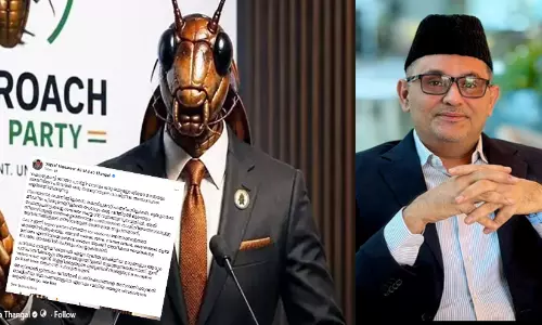 ‘കൊക്രോച്ച് ജനതാ പാർട്ടി’ വെറും ട്രോളല്ല, യുവതലമുറയുടെ രാഷ്ട്രീയ അസ്വസ്ഥതയുടെ സൂചന -മുനവ്വറലി ശിഹാബ് തങ്ങൾ ‘കൊക്രോച്ച് ജനതാ പാർട്ടി’ വെറും ട്രോളല്ല, യുവതലമുറയുടെ രാഷ്ട്രീയ അസ്വസ്ഥതയുടെ സൂചന -മുനവ്വറലി ശിഹാബ് തങ്ങൾ