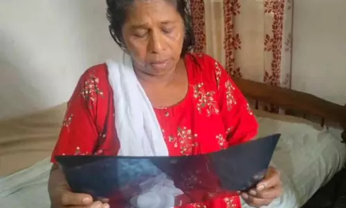 ചികിത്സ പിഴവെന്ന് കുത്തിവെപ്പിനിടെ വീട്ടമ്മയുടെ ദേഹത്ത്​ സൂചി കുടുങ്ങി