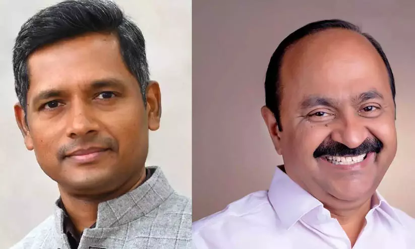 ‘ബി.ജെ.പി ചെയ്താൽ വോട്ടു ചോരിക്കുള്ള സമ്മാനം. വി.ഡി. സതീശൻ ചെയ്താൽ ജനാധിപത്യത്തിന്റെ സൗന്ദര്യം’; രത്തൻ ഖേൽക്കറിന്റെ നിയമനത്തെ വിമർശിച്ച് സി.പി.എമ്മും ബി.ജെ.പിയും ‘ബി.ജെ.പി ചെയ്താൽ വോട്ടു ചോരിക്കുള്ള സമ്മാനം. വി.ഡി. സതീശൻ ചെയ്താൽ ജനാധിപത്യത്തിന്റെ സൗന്ദര്യം’; രത്തൻ ഖേൽക്കറിന്റെ നിയമനത്തെ വിമർശിച്ച് സി.പി.എമ്മും ബി.ജെ.പിയും